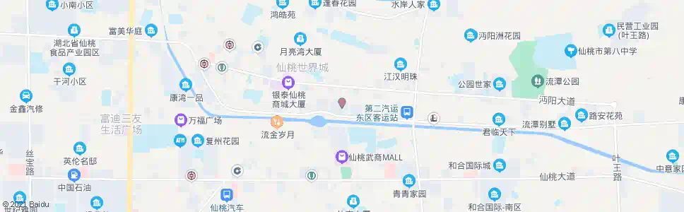 仙桃钱沟电器市场_公交站地图_仙桃公交_妙搜公交查询2025