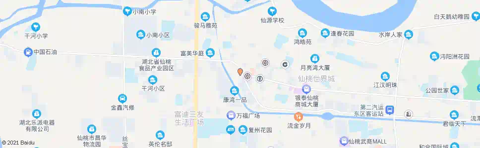 仙桃西桥乘风电器_公交站地图_仙桃公交_妙搜公交查询2025