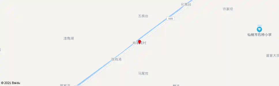 仙桃肖家湾_公交站地图_仙桃公交_妙搜公交查询2025