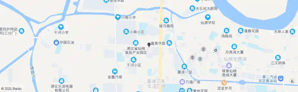 仙桃汉江路口_公交站地图_仙桃公交_妙搜公交查询2025