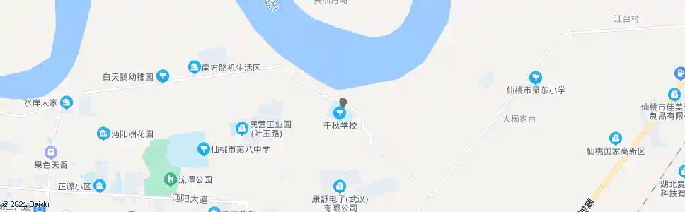 仙桃杜台村_公交站地图_仙桃公交_妙搜公交查询2025