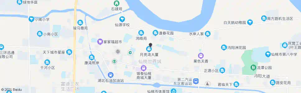仙桃文化宫_公交站地图_仙桃公交_妙搜公交查询2025