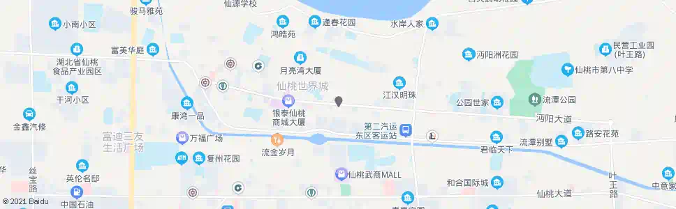 仙桃钱沟二路_公交站地图_仙桃公交_妙搜公交查询2025
