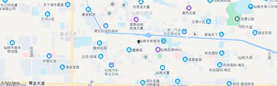 仙桃汪洲_公交站地图_仙桃公交_妙搜公交查询2025
