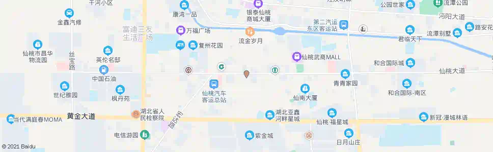 仙桃中行仙桃支行_公交站地图_仙桃公交_妙搜公交查询2025