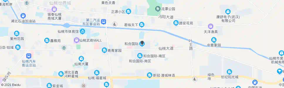 仙桃和合国际_公交站地图_仙桃公交_妙搜公交查询2025