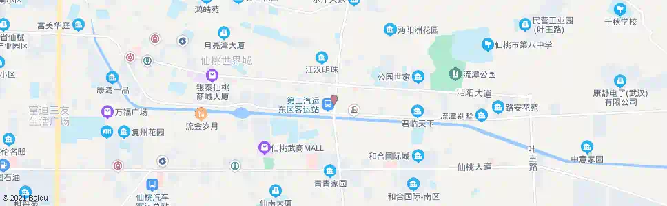 仙桃东区车站_公交站地图_仙桃公交_妙搜公交查询2025