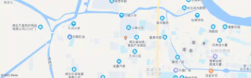 仙桃小南小区_公交站地图_仙桃公交_妙搜公交查询2025