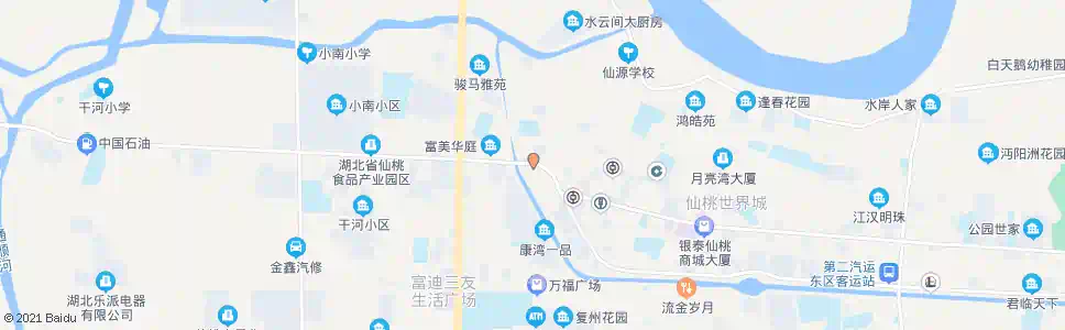 仙桃西桥_公交站地图_仙桃公交_妙搜公交查询2025