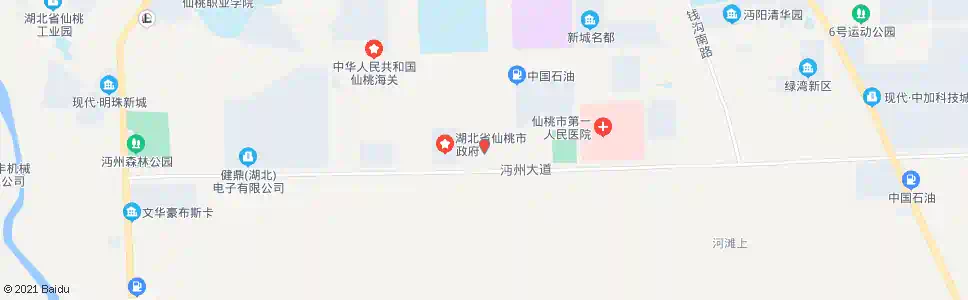 仙桃市检察院_公交站地图_仙桃公交_妙搜公交查询2025