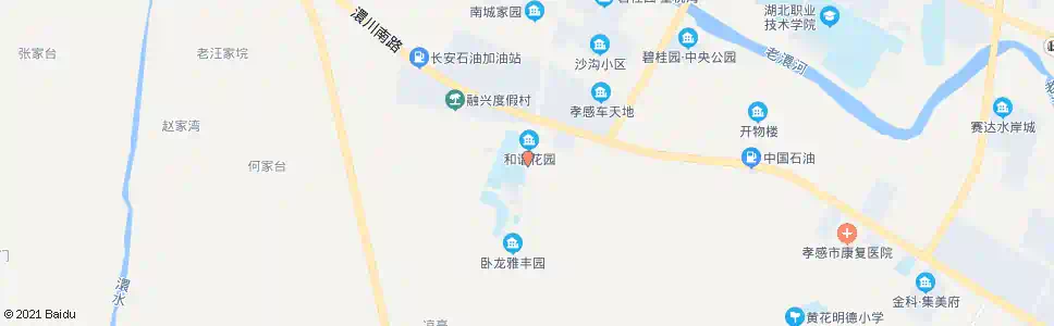 孝感师范_公交站地图_孝感公交_妙搜公交查询2025
