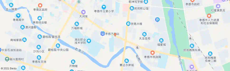 孝感香澳路_公交站地图_孝感公交_妙搜公交查询2025
