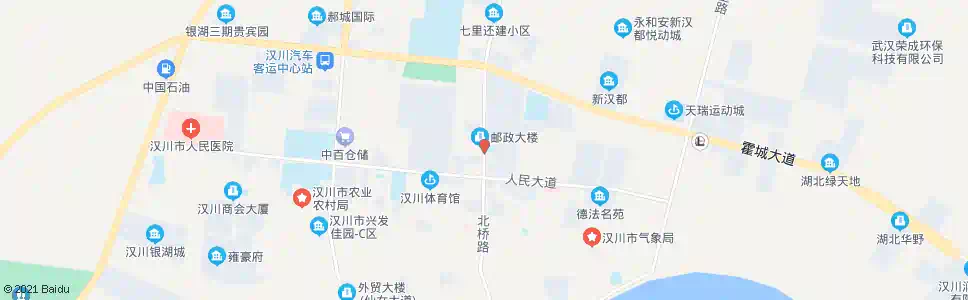 孝感邮电大楼_公交站地图_孝感公交_妙搜公交查询2025