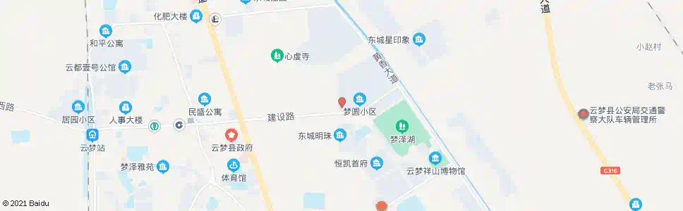 孝感梦园小区_公交站地图_孝感公交_妙搜公交查询2025