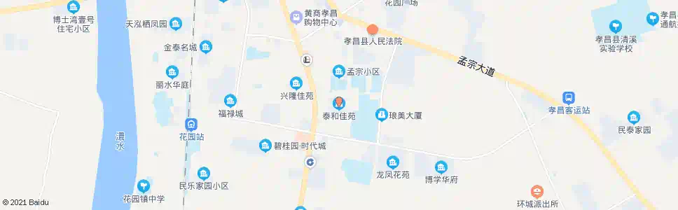 孝感泰合家园_公交站地图_孝感公交_妙搜公交查询2025