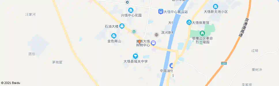 孝感烟草局(大悟)_公交站地图_孝感公交_妙搜公交查询2025