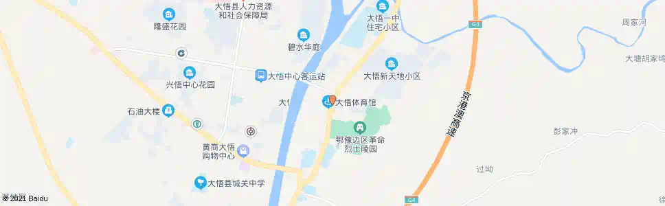 孝感体育馆路路口(福星街)_公交站地图_孝感公交_妙搜公交查询2025
