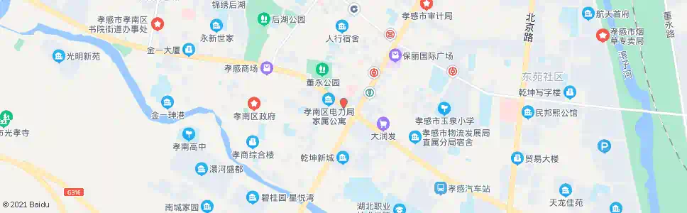 孝感中医院_公交站地图_孝感公交_妙搜公交查询2025