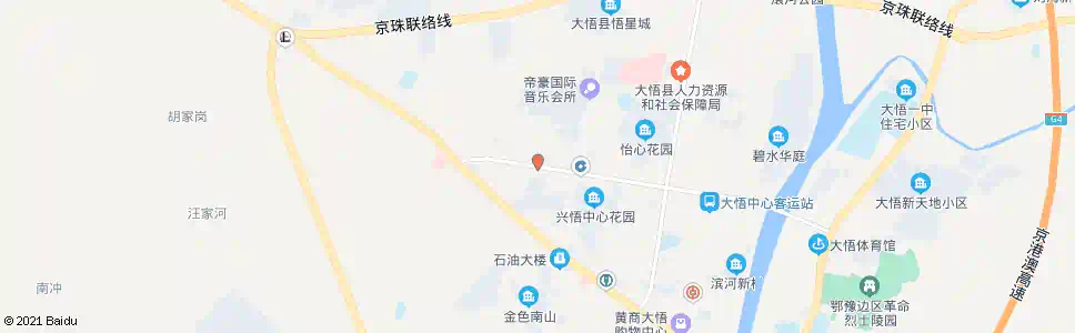 孝感地税局(大悟)_公交站地图_孝感公交_妙搜公交查询2025