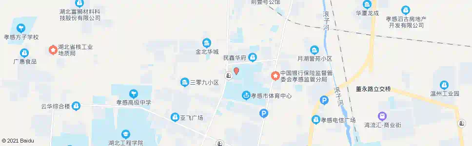孝感孝感工业学校_公交站地图_孝感公交_妙搜公交查询2025