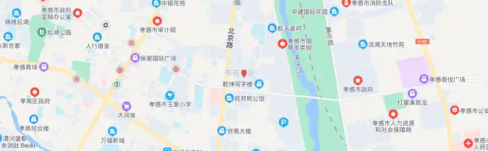 孝感东苑小区_公交站地图_孝感公交_妙搜公交查询2025