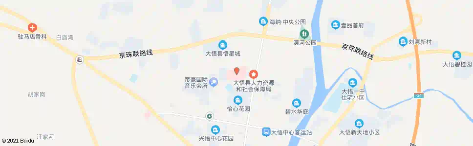 孝感人民医院(大悟)_公交站地图_孝感公交_妙搜公交查询2025