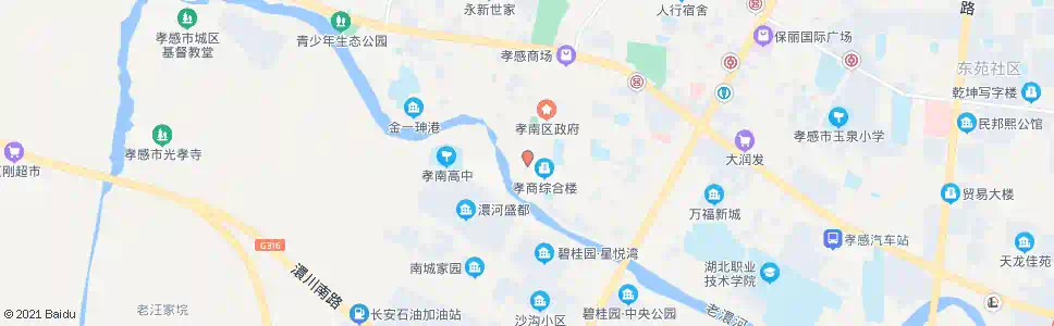 孝感府前街_公交站地图_孝感公交_妙搜公交查询2025