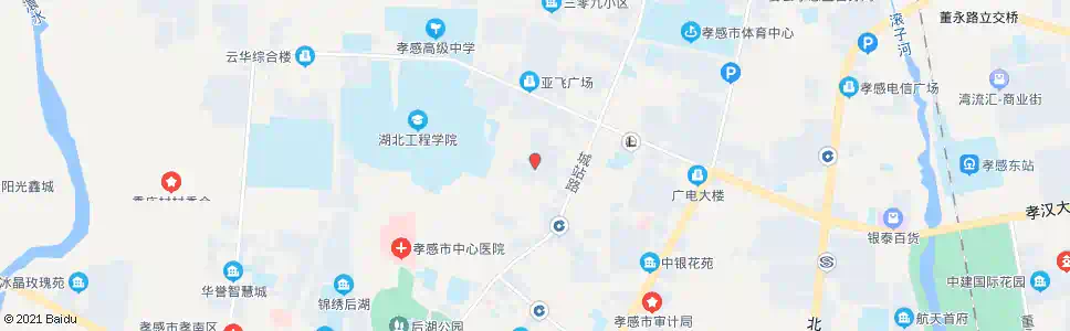 孝感光荣路_公交站地图_孝感公交_妙搜公交查询2025
