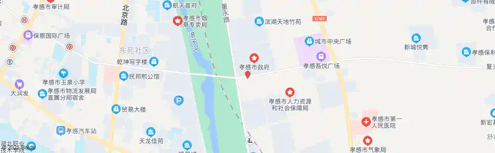 孝感市行政中心_公交站地图_孝感公交_妙搜公交查询2025