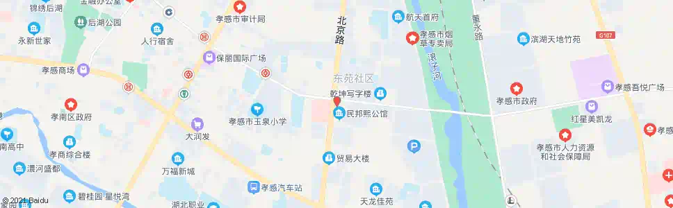孝感市中心血站_公交站地图_孝感公交_妙搜公交查询2025