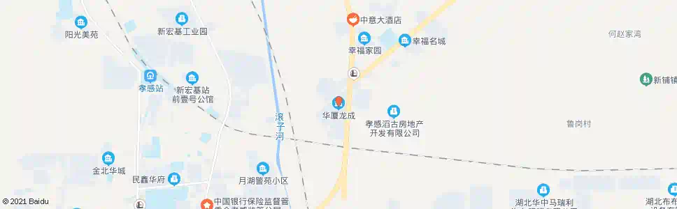 孝感华厦龙成_公交站地图_孝感公交_妙搜公交查询2025