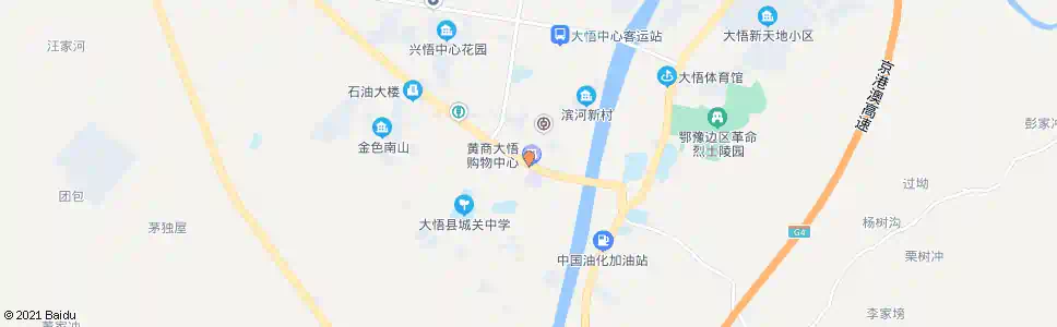 孝感大悟商场_公交站地图_孝感公交_妙搜公交查询2025