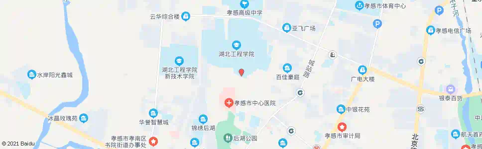 孝感孝感学院南门_公交站地图_孝感公交_妙搜公交查询2025