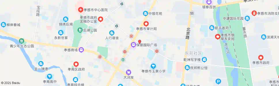 孝感长征路口_公交站地图_孝感公交_妙搜公交查询2025
