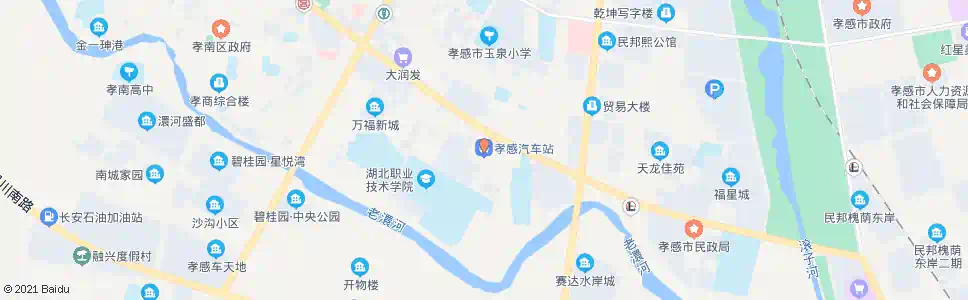 孝感客运中心_公交站地图_孝感公交_妙搜公交查询2025