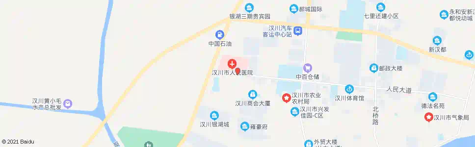 孝感新人民医院_公交站地图_孝感公交_妙搜公交查询2025