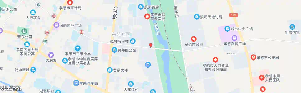 孝感蔚蓝新都_公交站地图_孝感公交_妙搜公交查询2025