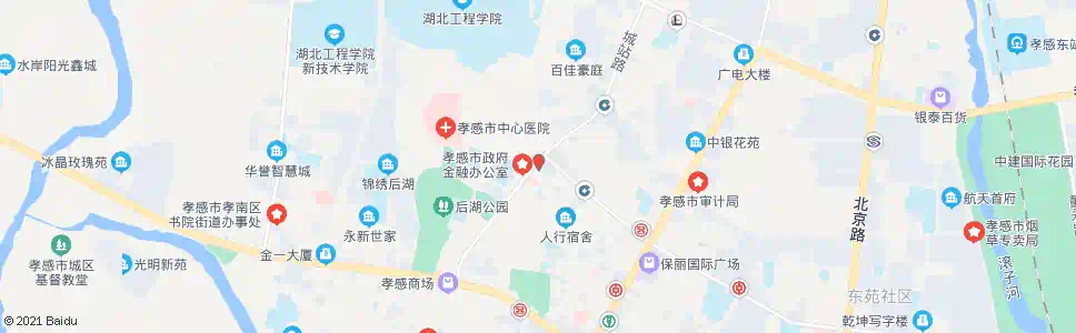 孝感建设银行_公交站地图_孝感公交_妙搜公交查询2025