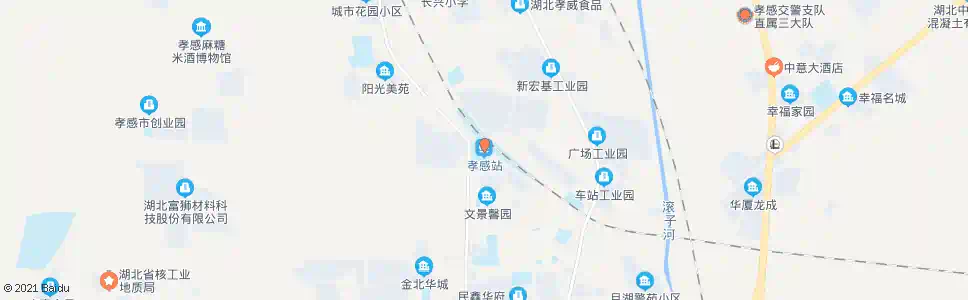孝感步行街_公交站地图_孝感公交_妙搜公交查询2025