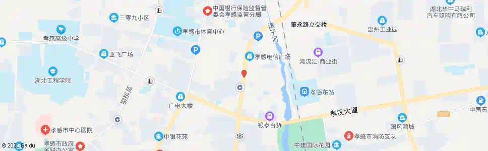 孝感严桥社区_公交站地图_孝感公交_妙搜公交查询2025