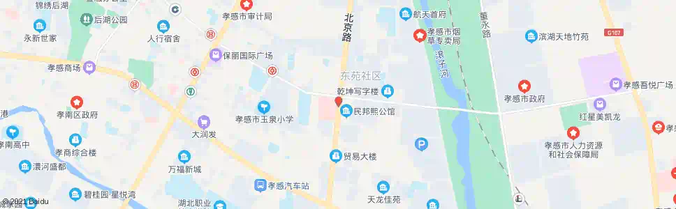 孝感航天医院_公交站地图_孝感公交_妙搜公交查询2025