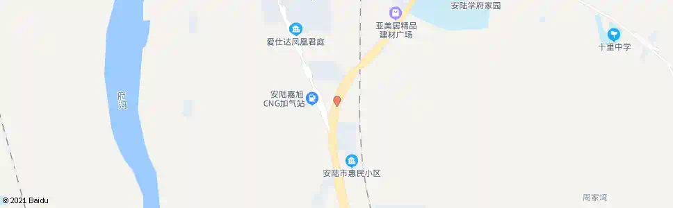 孝感凤凰村_公交站地图_孝感公交_妙搜公交查询2025