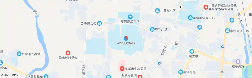 孝感湖北工程学院_公交站地图_孝感公交_妙搜公交查询2025