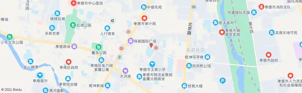 孝感楚环中学_公交站地图_孝感公交_妙搜公交查询2025