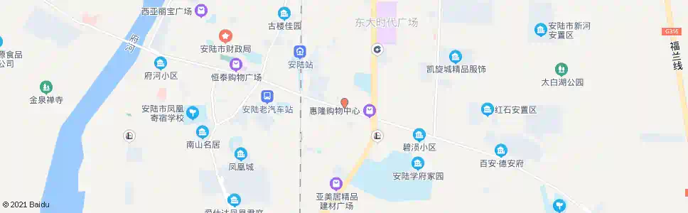 孝感府城国土局_公交站地图_孝感公交_妙搜公交查询2025