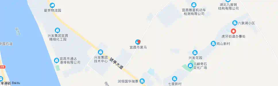 宜昌黑马大件_公交站地图_宜昌公交_妙搜公交查询2025