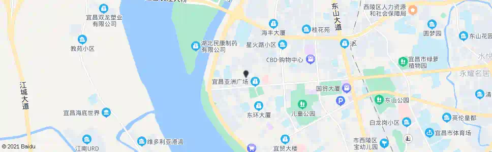 宜昌人社服务大楼_公交站地图_宜昌公交_妙搜公交查询2025