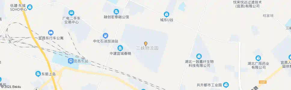 宜昌三峡物流园_公交站地图_宜昌公交_妙搜公交查询2025