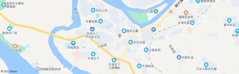 宜昌长江市场广场_公交站地图_宜昌公交_妙搜公交查询2025