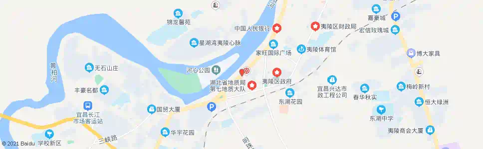 宜昌夷陵区中医院_公交站地图_宜昌公交_妙搜公交查询2025